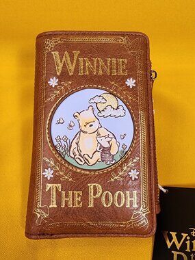 Loungefly Disney Winnie The Pooh Story Book Figural Flap Wallet NEW